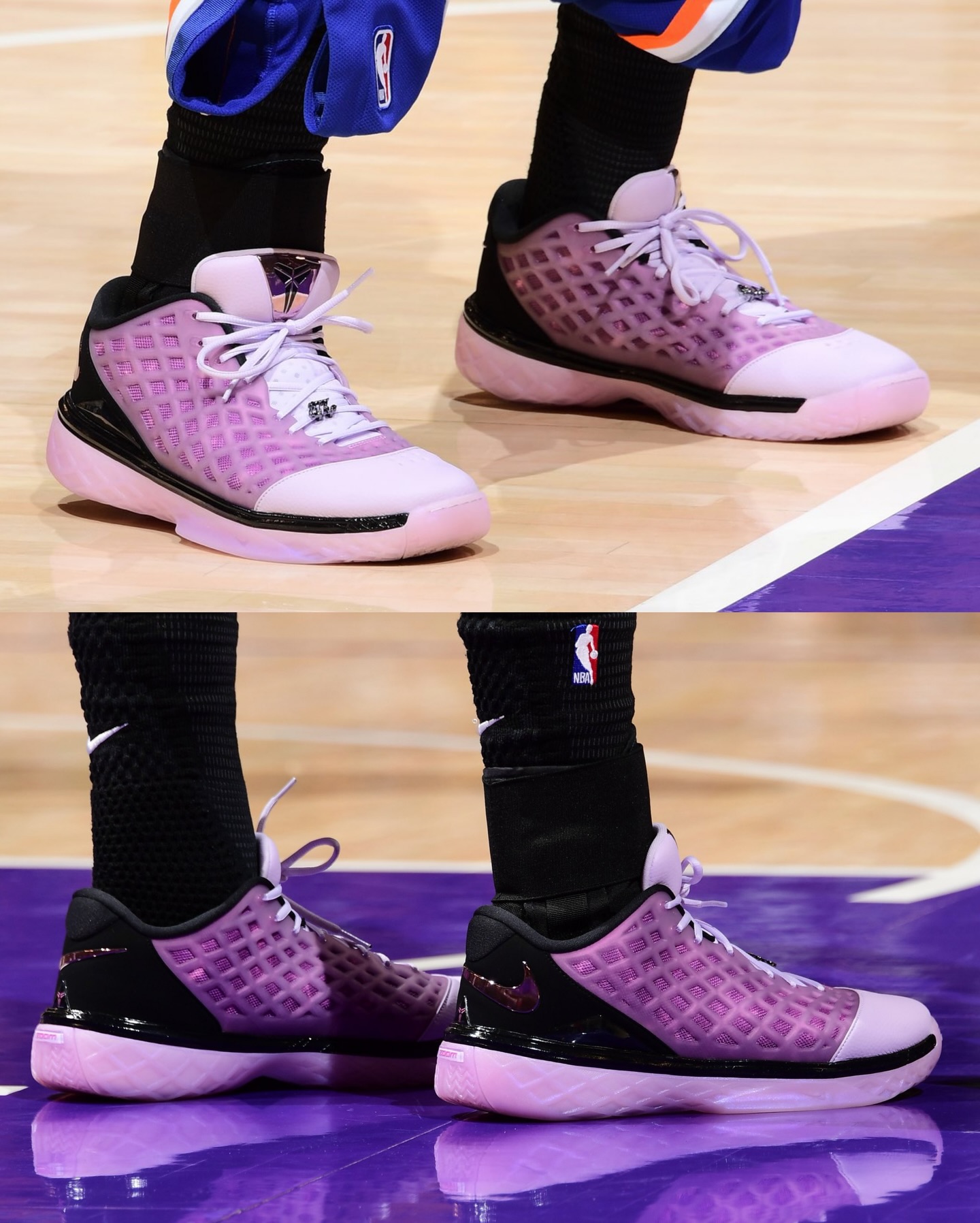Jalen Brunson and Nike officially unveil the “Pink Quartz” Kobe 3 