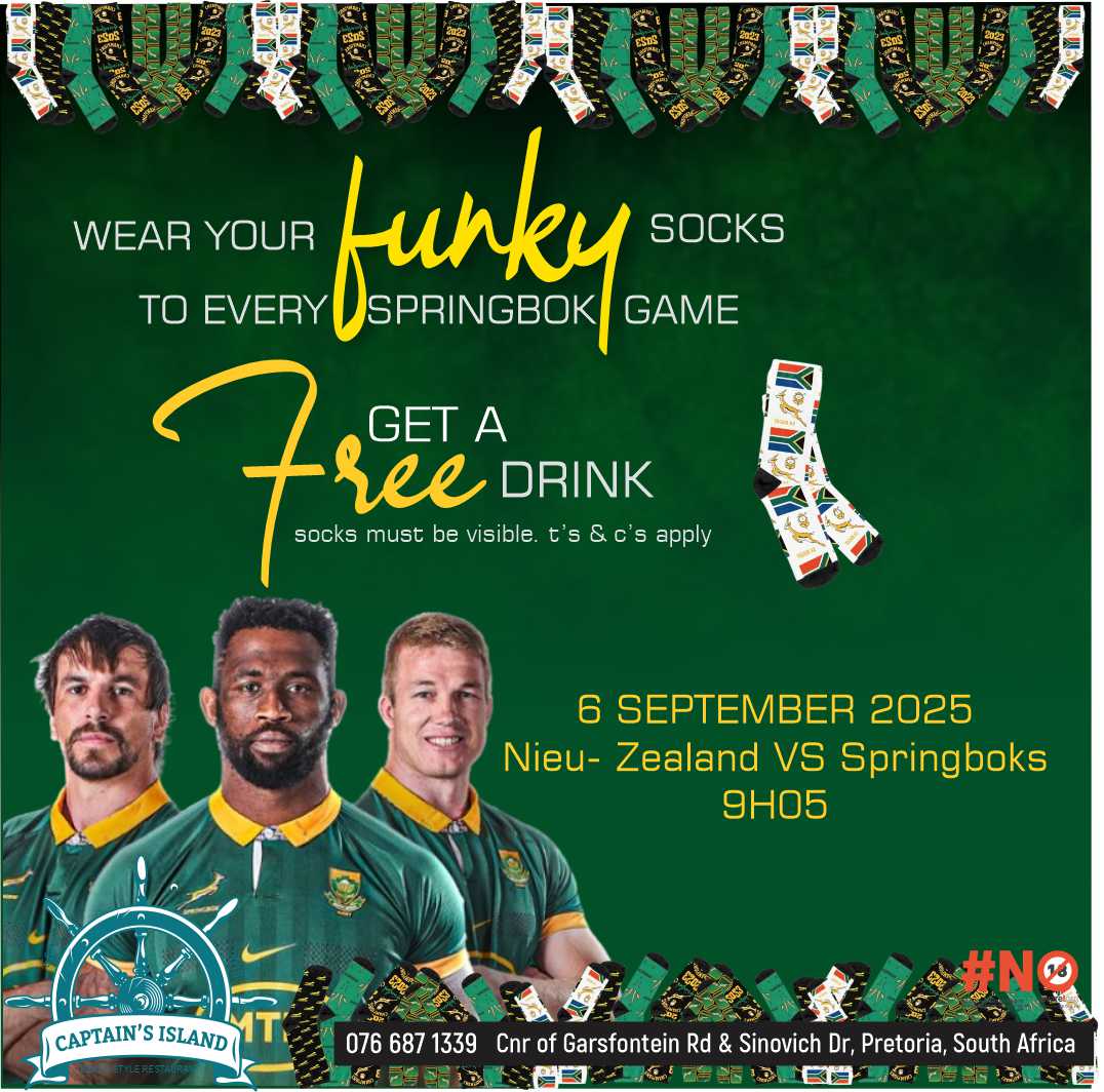 Captains Island - 💚💛 Bokke Fever at Captain’s Island! 💚💛... | Facebook
