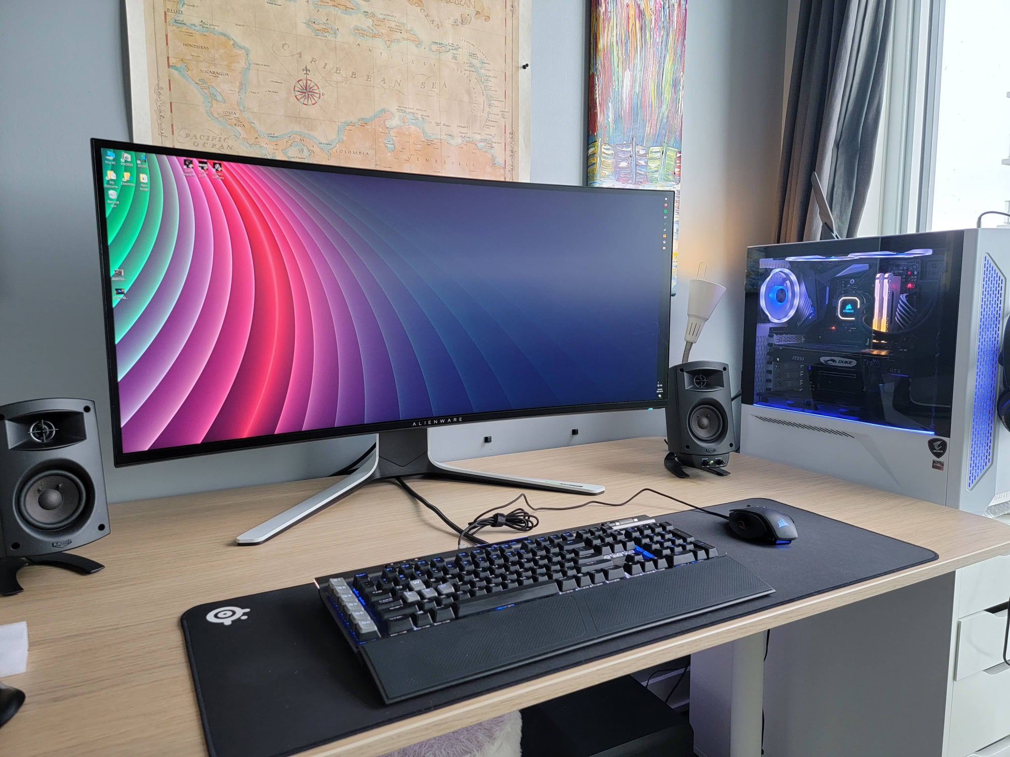 Alienware Aw3821dw - what a monster. . . . Credit : Posted byu 