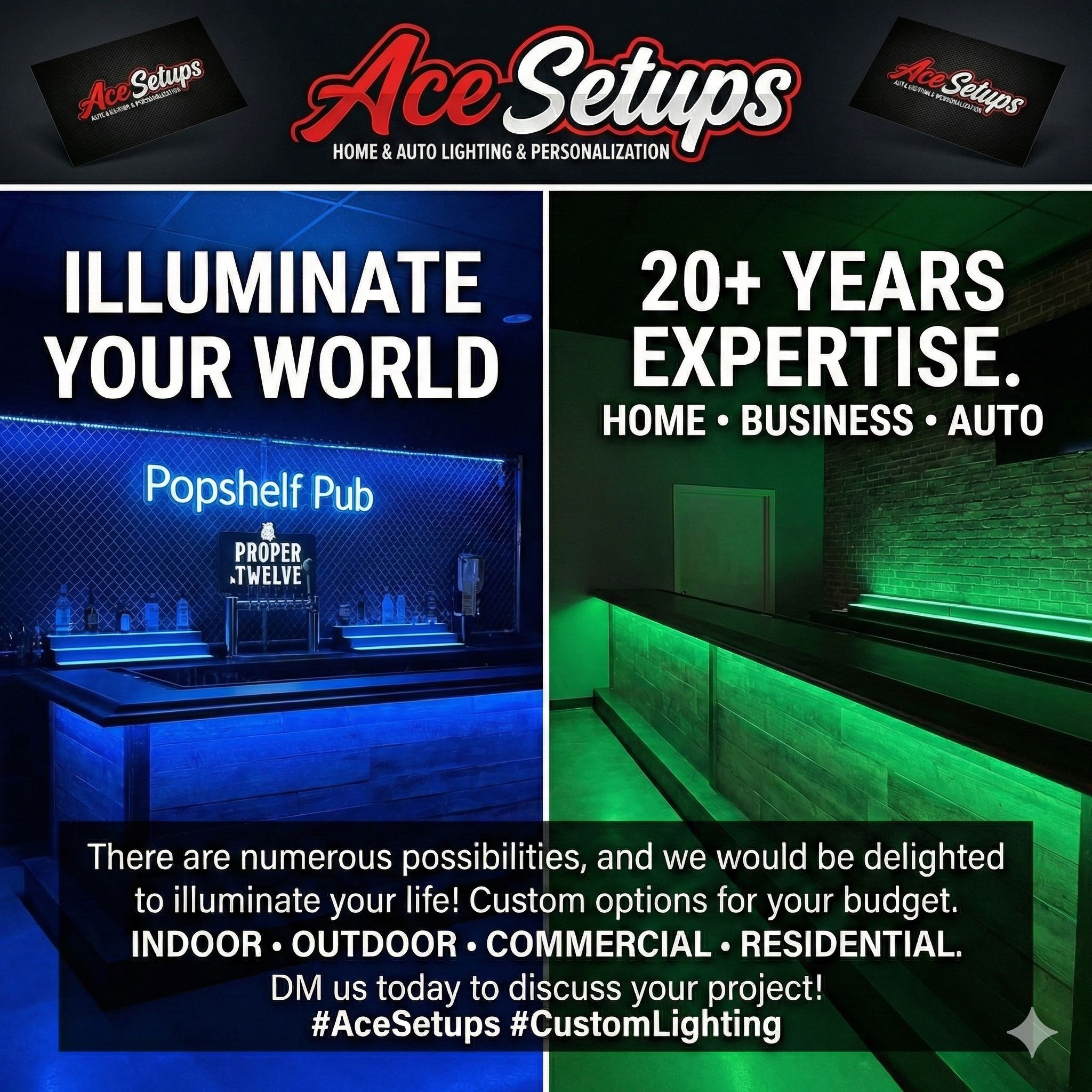 Ace Setups Home & Auto Custom Personalization Specialist | Las Vegas NV