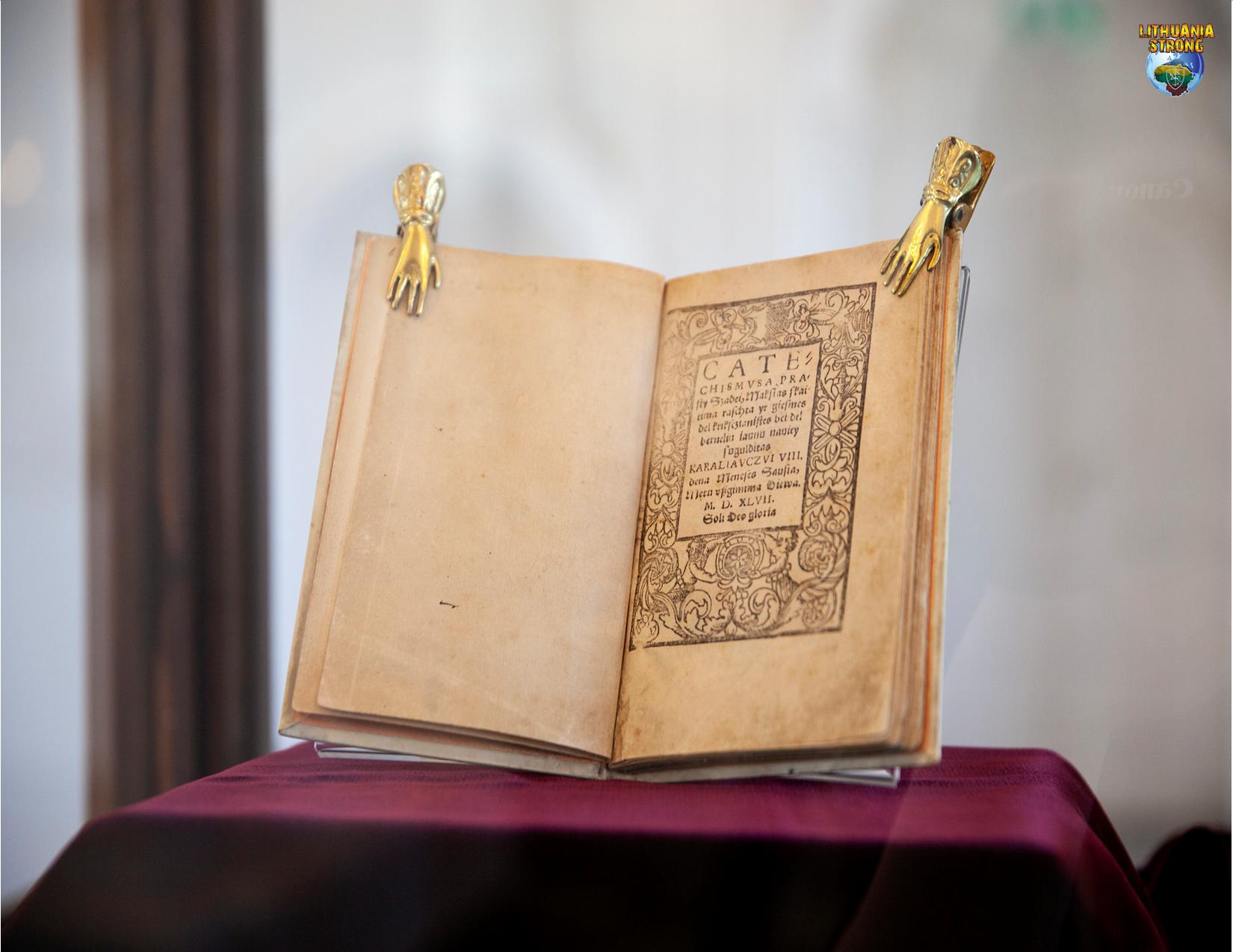 First Lithuanian book published in 1547