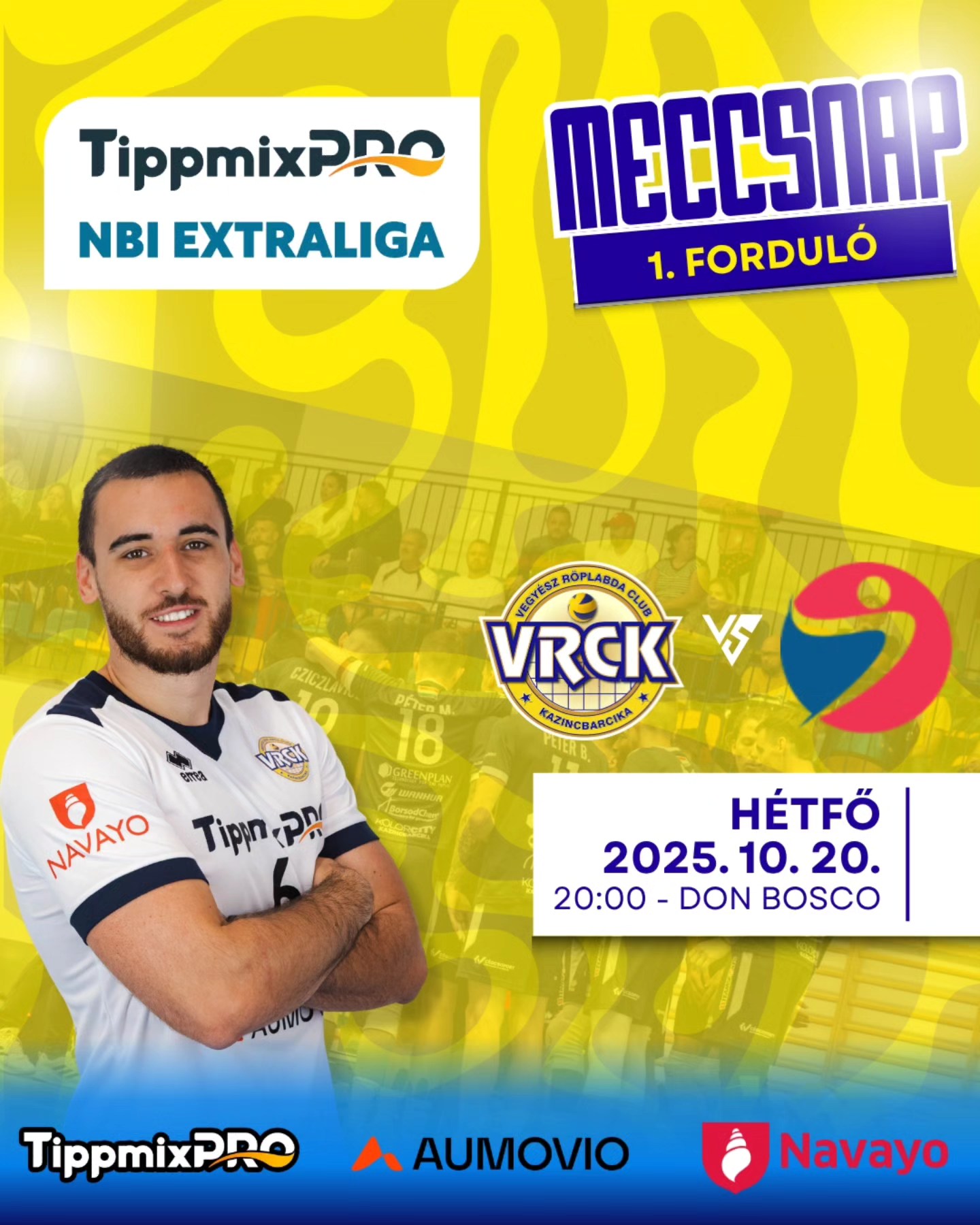 VRC - 🏐 MECCSNAP 📣 TippmixPro NBI Extraliga, 1. forduló 🆚 @dkse ...