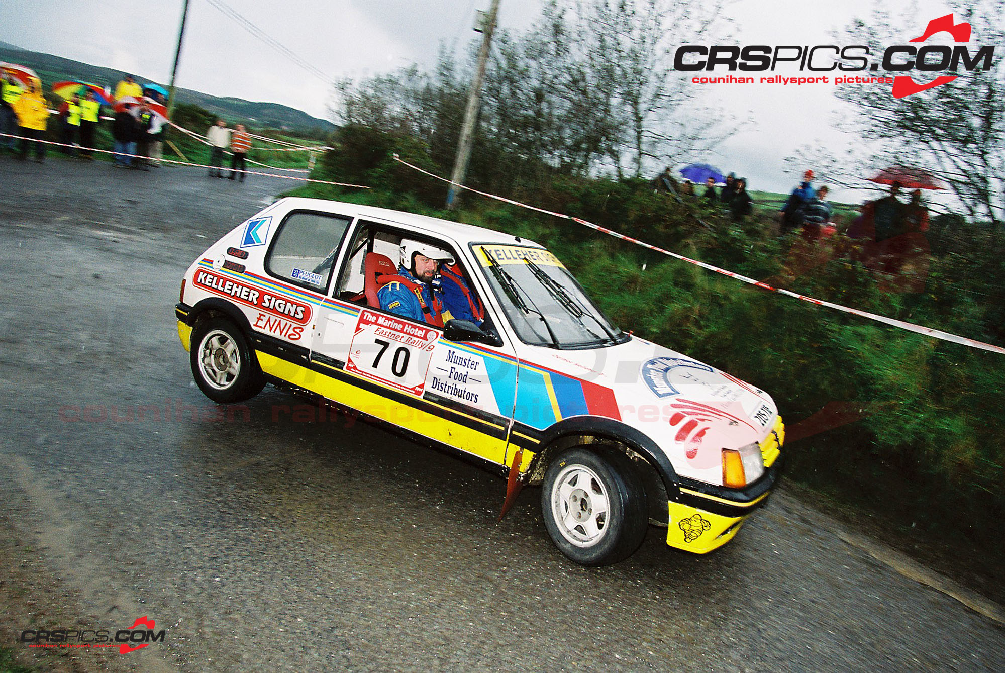 CRSpics.com - Dermot Kelleher pushing his immaculate 205 to the limit ...