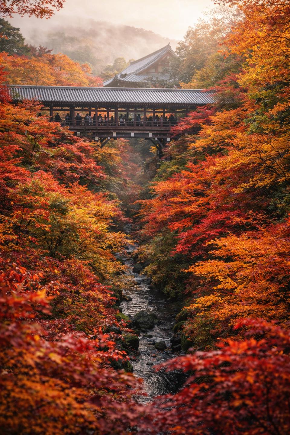ＥＦ15、天賞堂、tobishin Tōfuku-ji Temple (東福寺) – Tsūtenkyō Bridge (通天橋), Kyoto 🍁