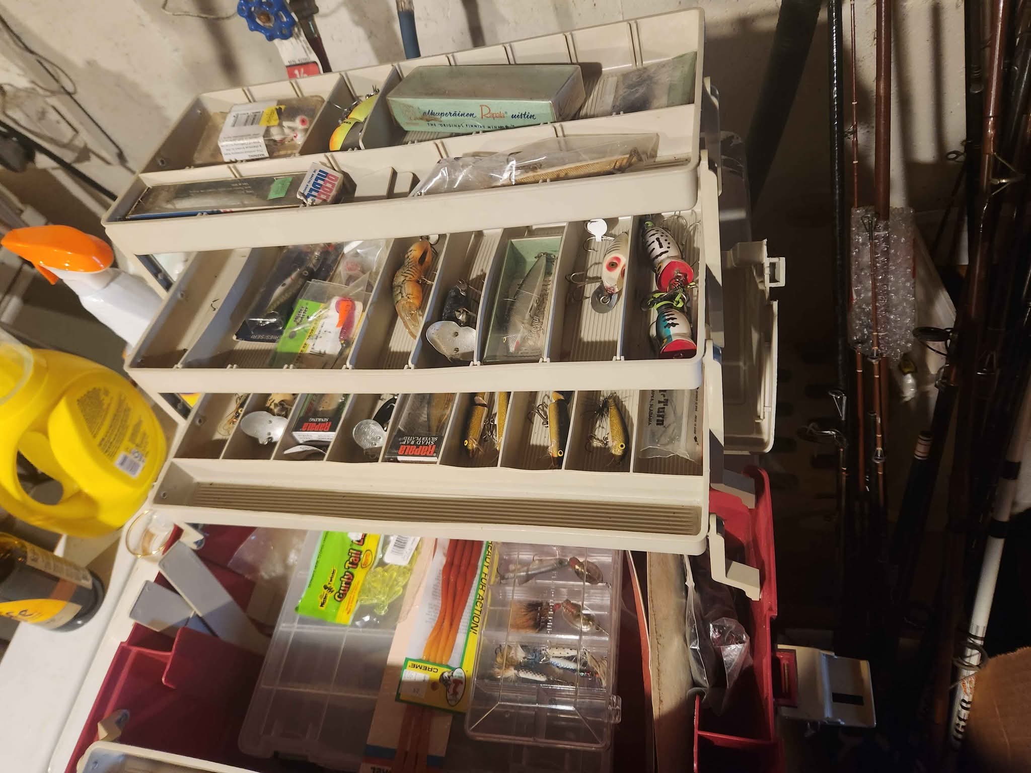 Weekend Fishing Sale Sept 26 & 27 All day... 1000 lures. Rods. Boxes ...