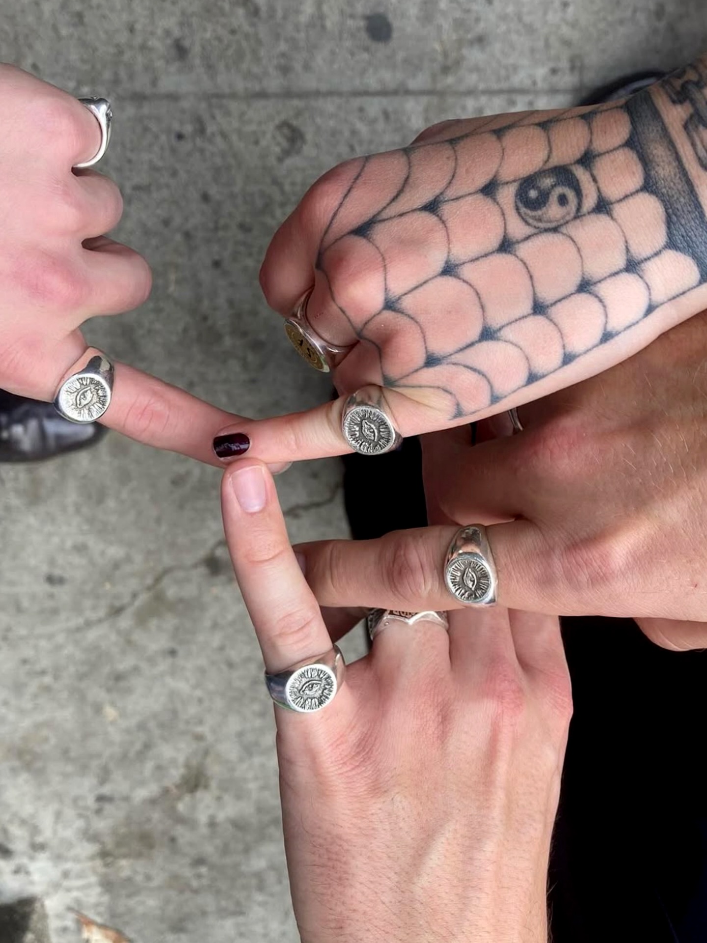 THE HUNT NYC large signet ring 19号 20号 【公式通販】