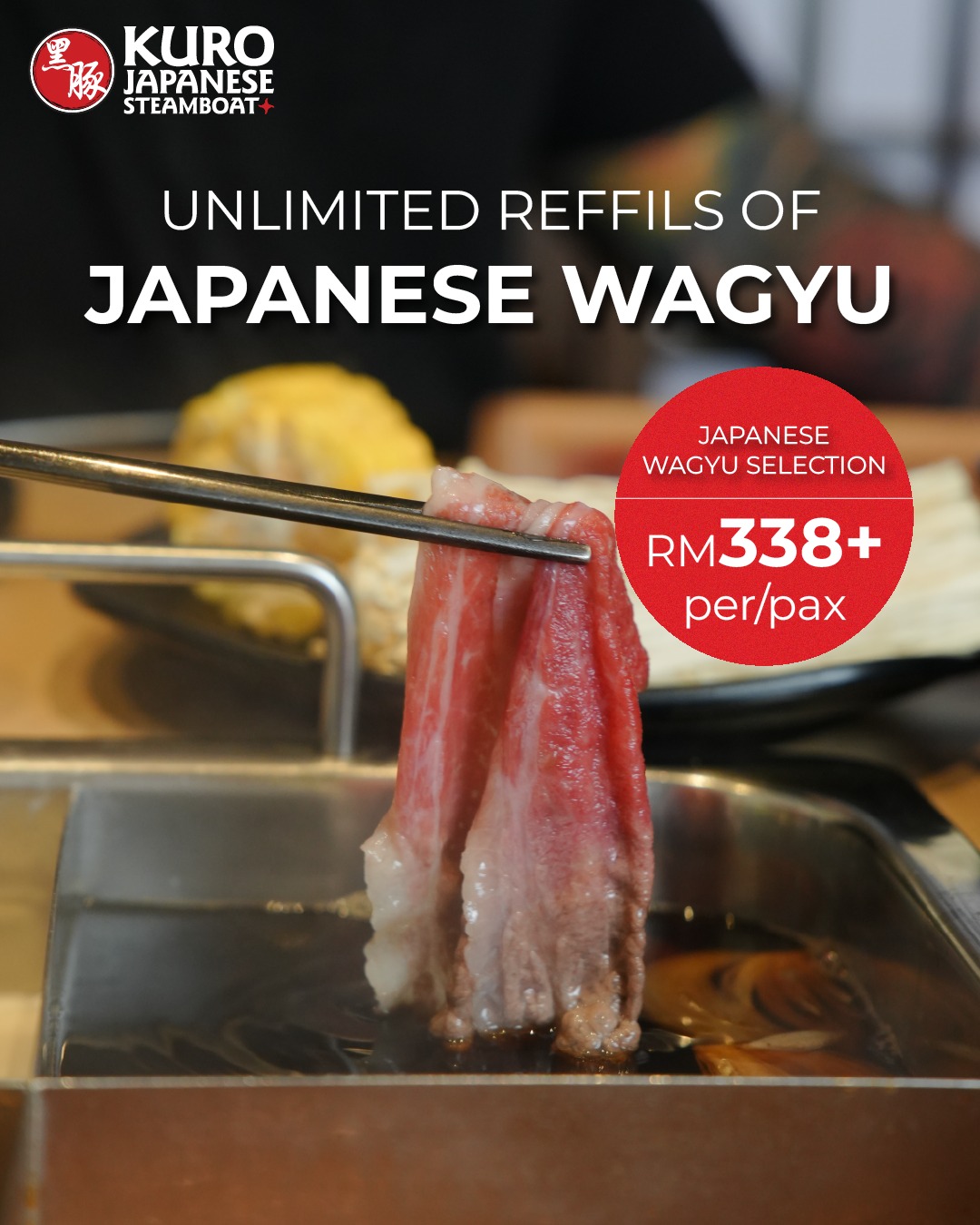 Kuro - 🥩 Unlimited Japanese Wagyu? Yes, it's real. ⁣ Treat yourself to ...