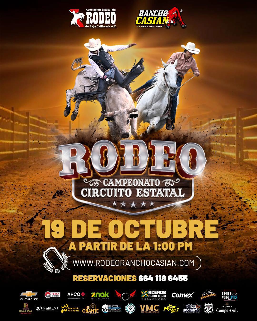 Rodeo - 🏆🔥 Este domingo se vive el Campeonato Estatal en Rancho Casian ...