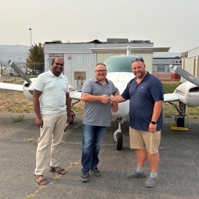 Vayu - Congratulations Mike on a successful Multi engine flight test ...