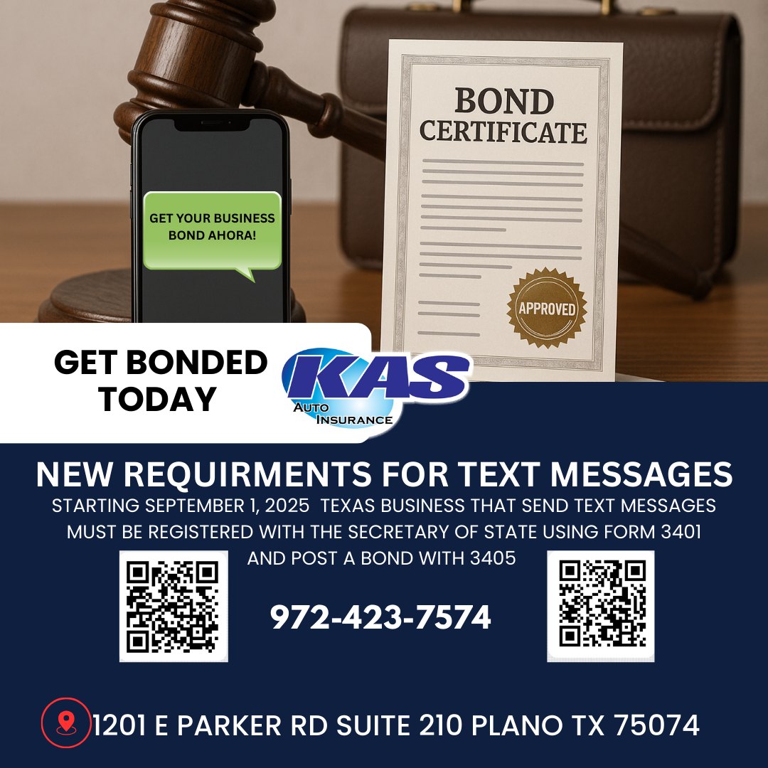 📢 ATTENTION TEXAS BUSINESS OWNERS 📢... - KAS AUTO INSURANCE | Facebook