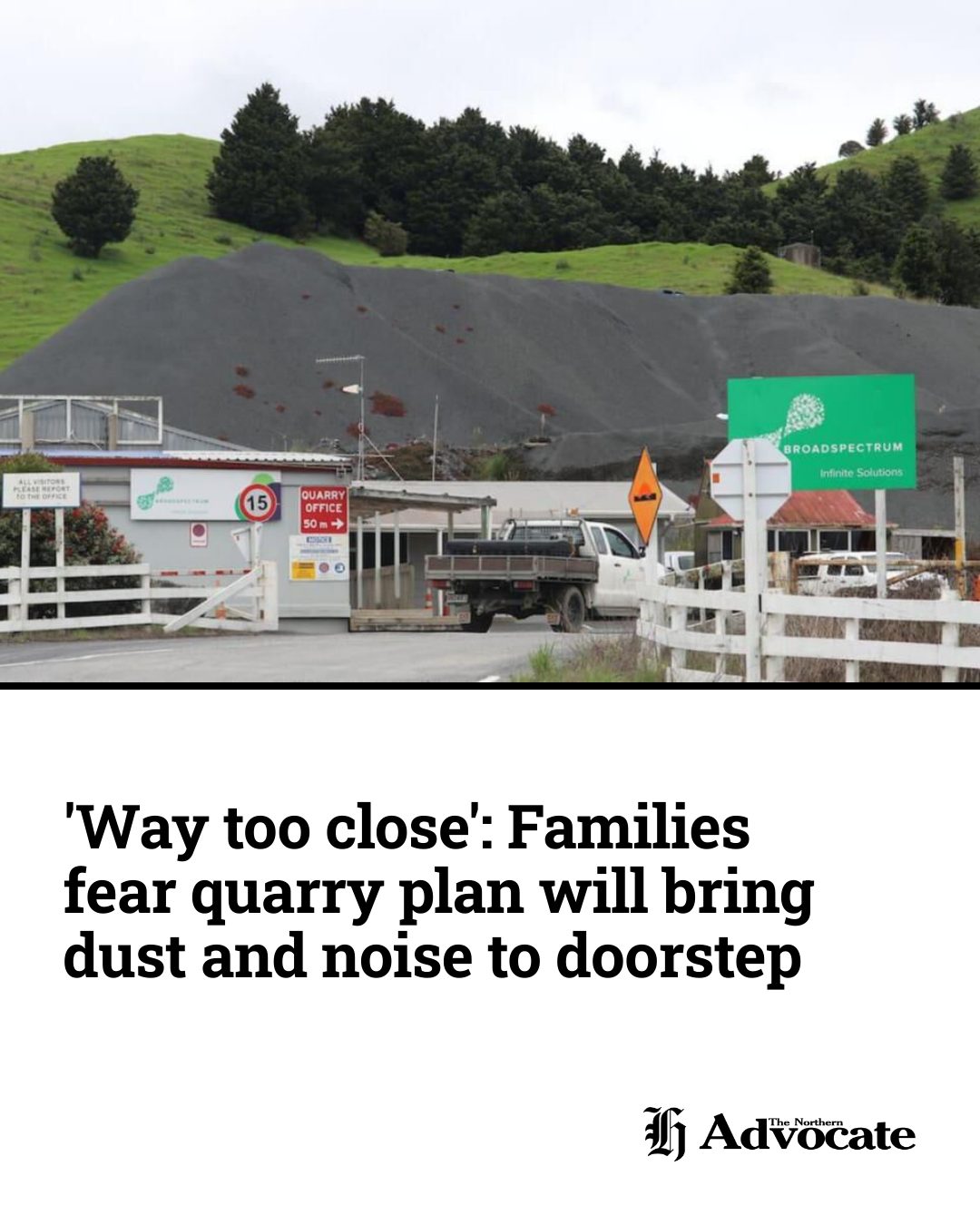 The Northern - Some homes sit just 20m from the proposed quarry ...