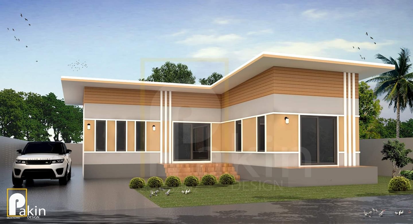 🌟🌟ผลงานออกแบบบ้านสไตล์โมเดิร์น... - Pakin design รับออกแบบ 3D | Facebook