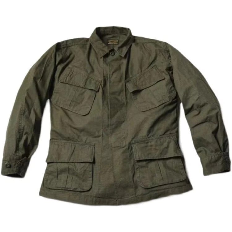 Rare!1960s Jungle Fatigue Non-rip 5th Jungle Fatigue Military