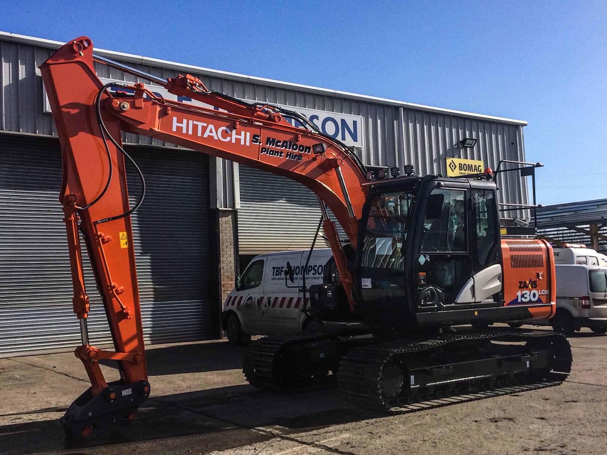 BRIGHT NEW HITACHI SETS OFF FOR S MCALOON, ROSLEA Our Mallusk