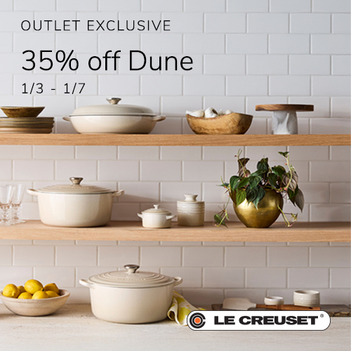 Outlet Exclusive: 35% off Dune at Le Creuset