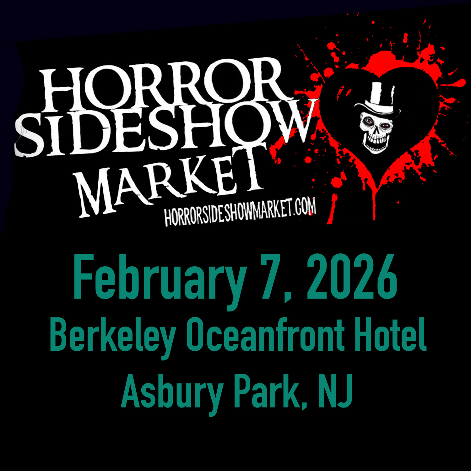 New - First 2026 show!! The Horror Sideshow Flea Market February 7th ...