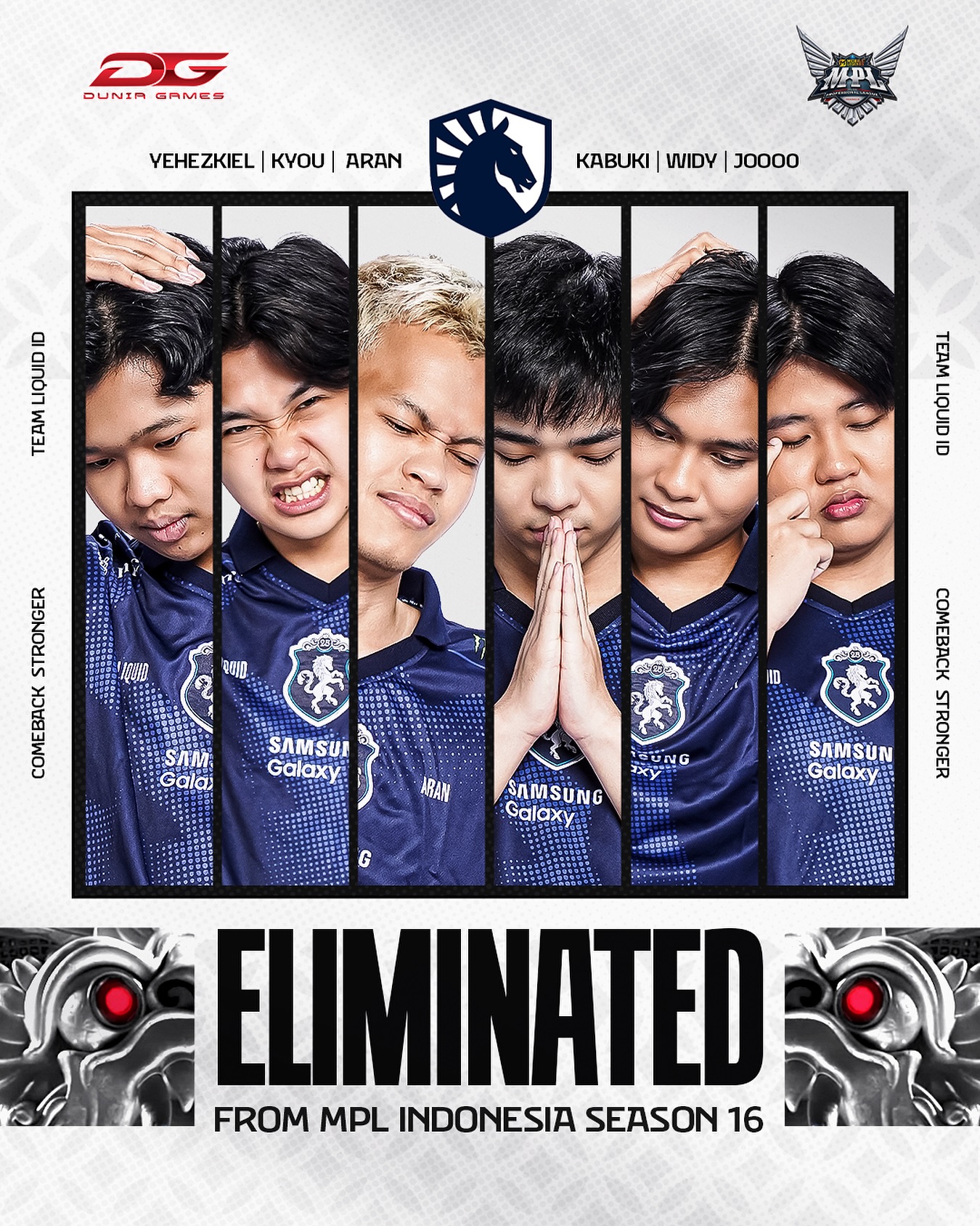 Dunia Games - Team Liquid ID tereliminasi dari MPL... | Facebook
