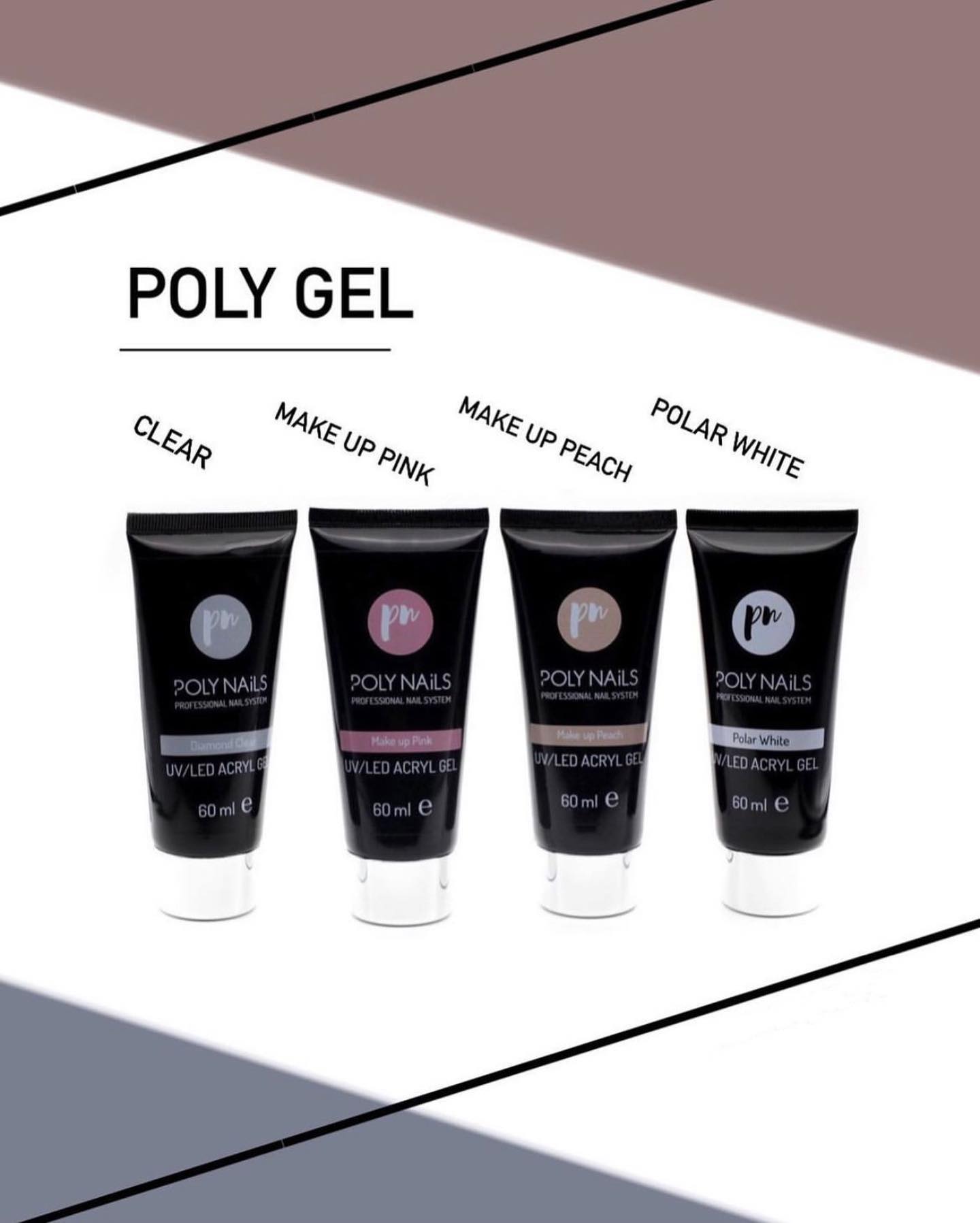 خانه - Poly nails _____________ Poly gel پلي ژل هاي فوق العاده از برند ...