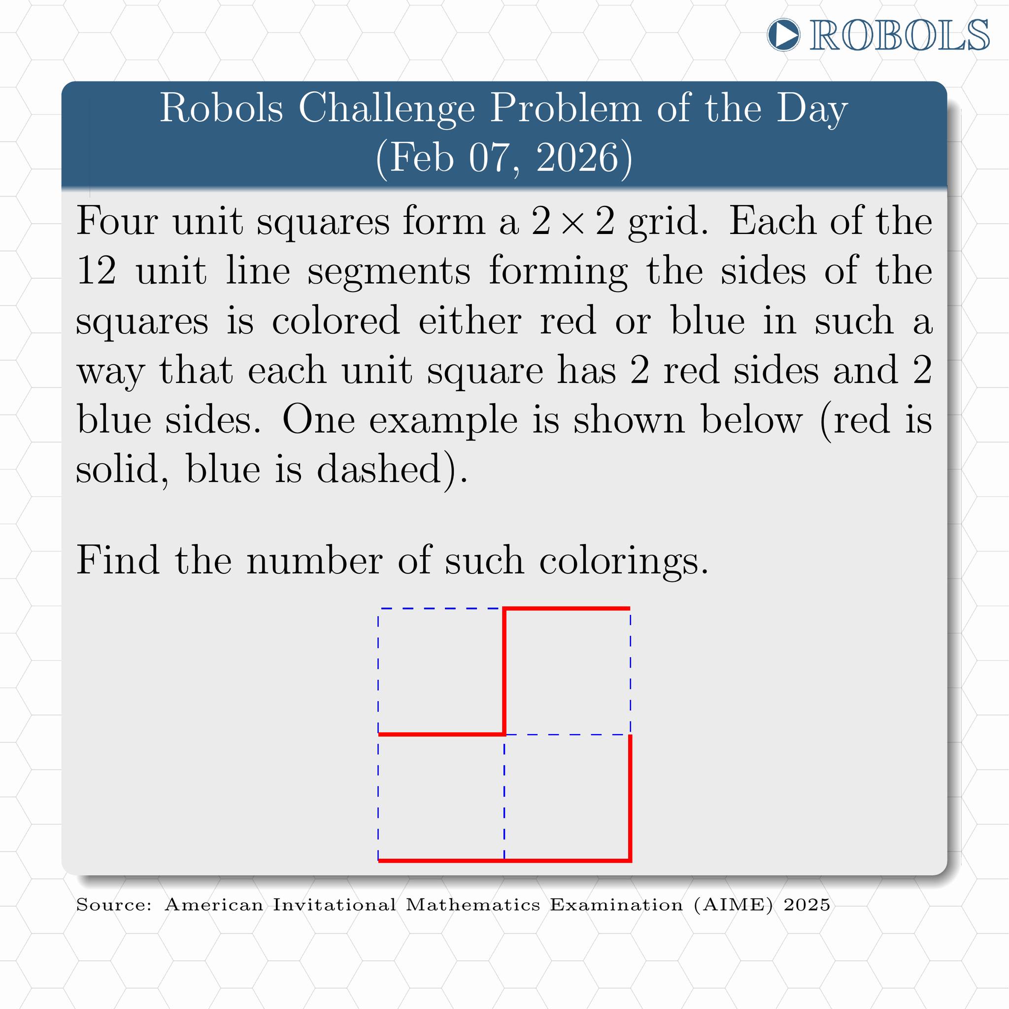 Robols - Robols Challenge Problem of the Day (Feb 07, 2026) Source ...