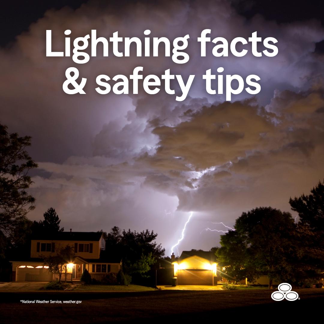 Haley - A typical lightning strike carries around 300 million volts of ...