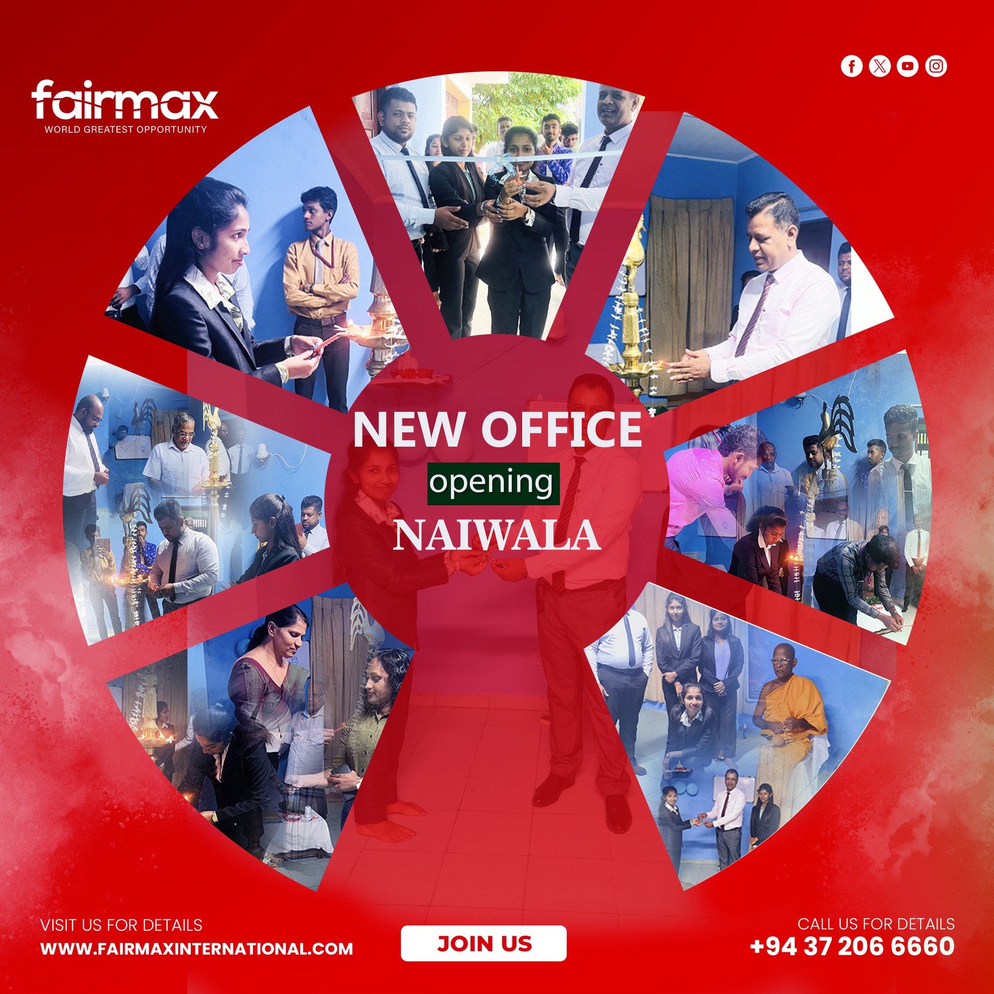 🎉 NEW OFFICE OPENING – NAIWALA 🎉... - Fairmax International | Facebook