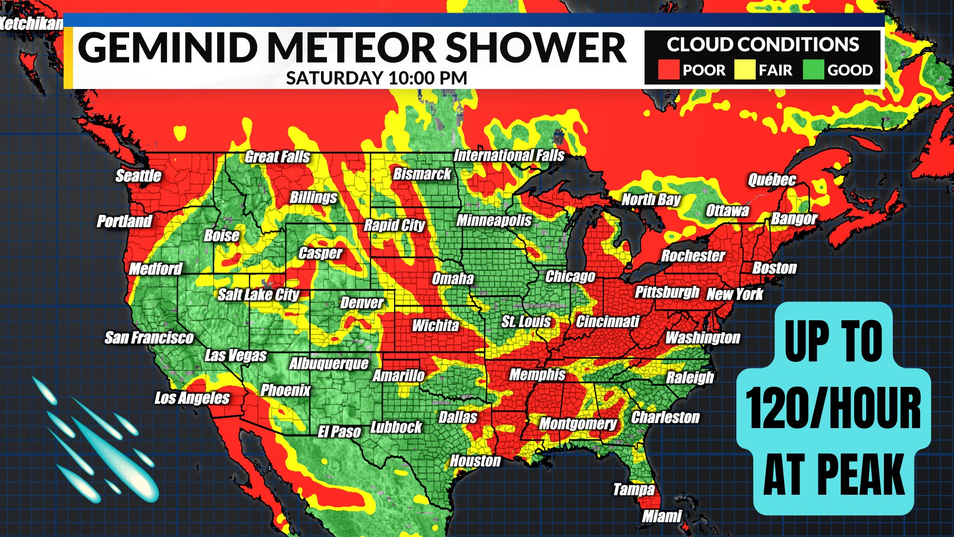 Meteorologist - GEMINID METEOR SHOWER: Considered by many to be one of ...