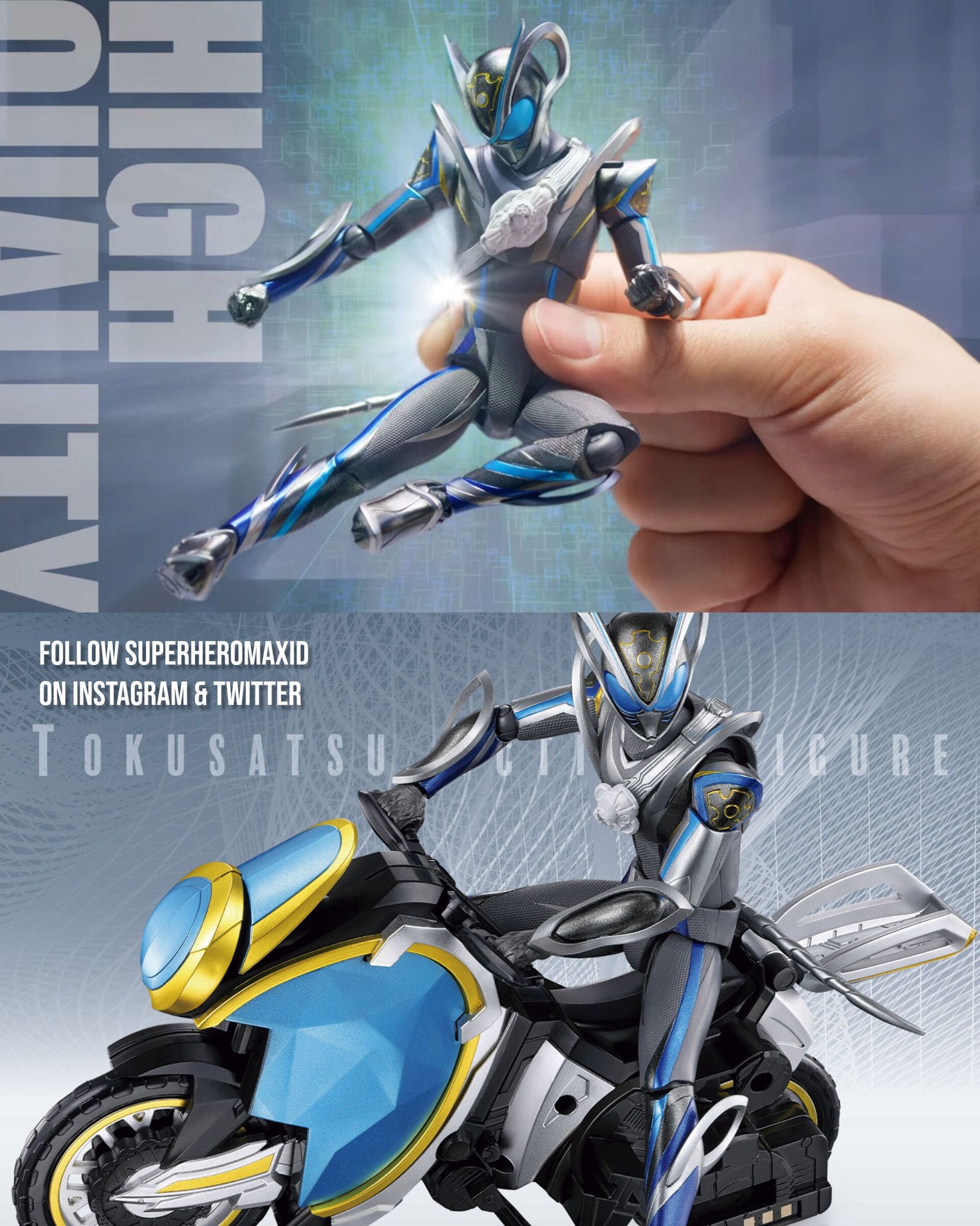 Tokusatsu Action Figure Kamen Rider My-Th dan Ridewatter Ex