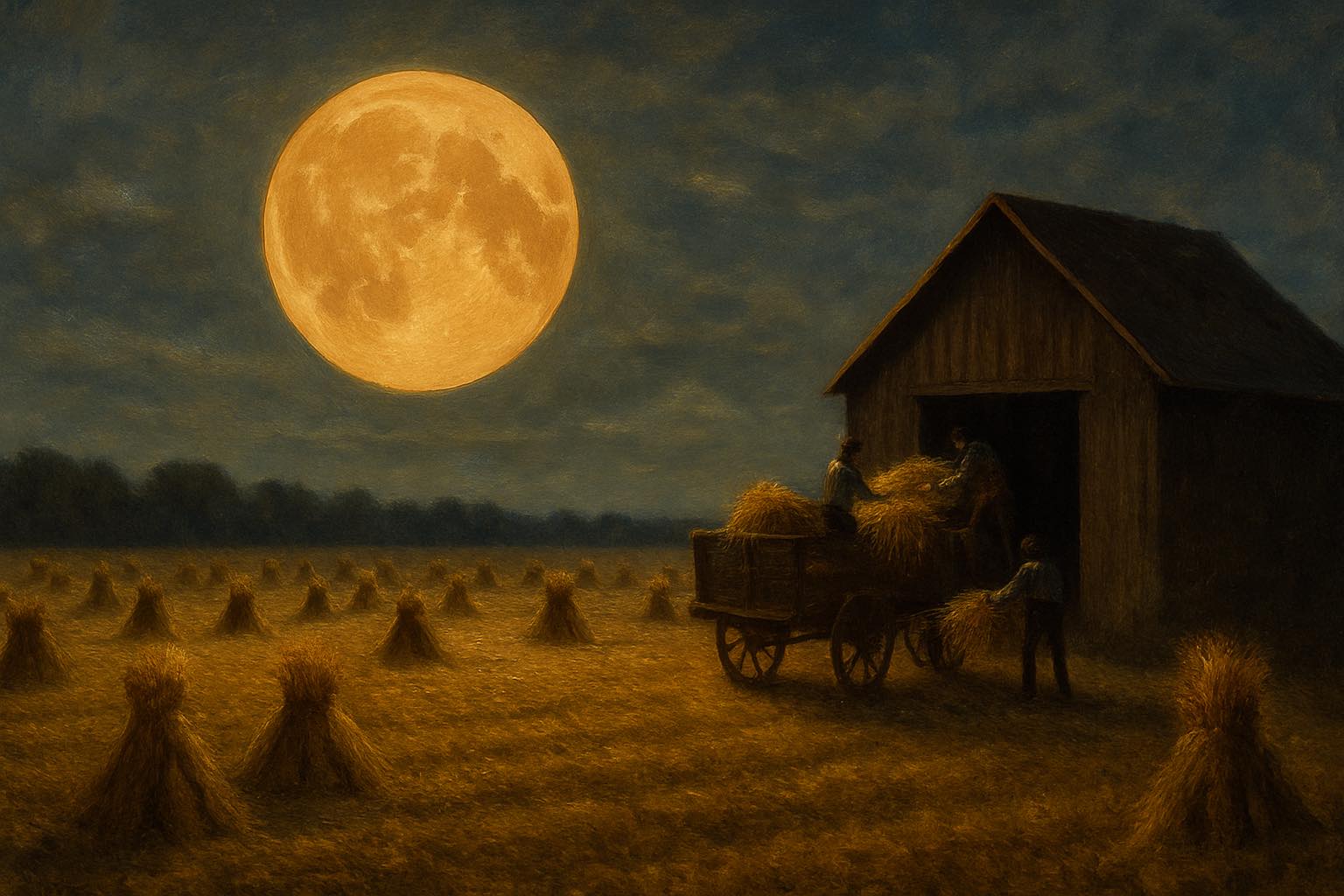 Thegypsythread - The 2025 October Full Moon is known as the Harvest ...