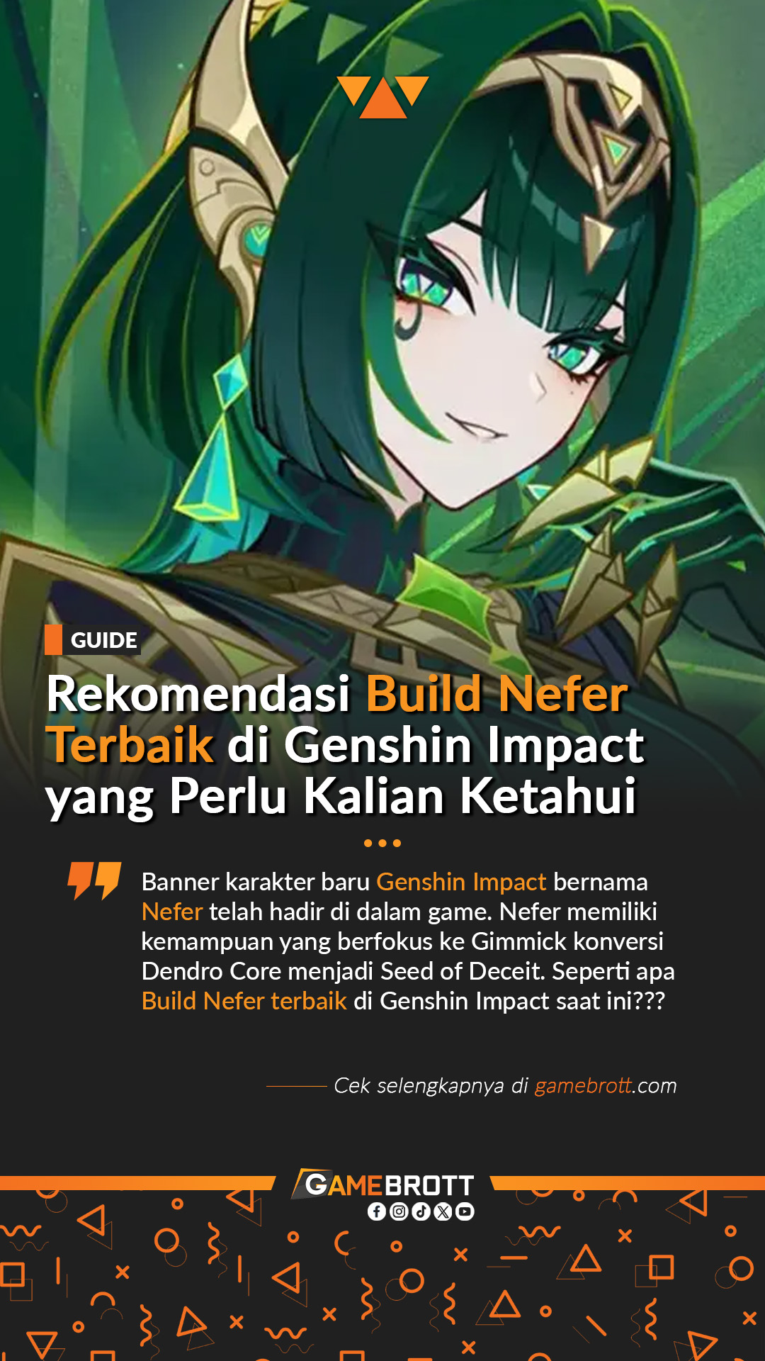 Gamebrott - Rekomendasi Build Nefer Genshin Impact terbaik yang perlu ...