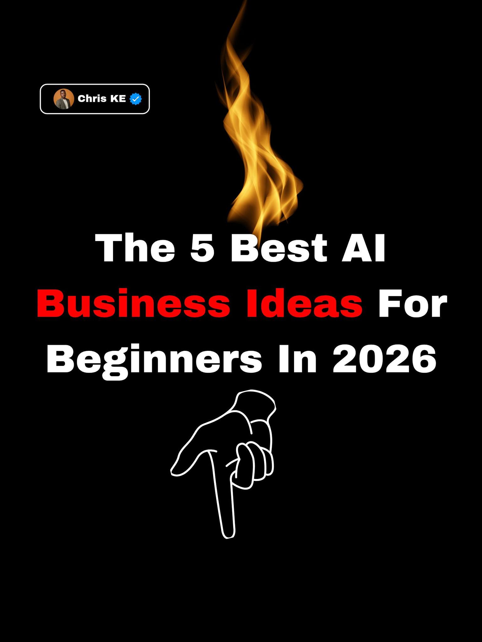 Chris - The 5 Best AI Business Ideas For Beginners In 2026. 👇 | Facebook