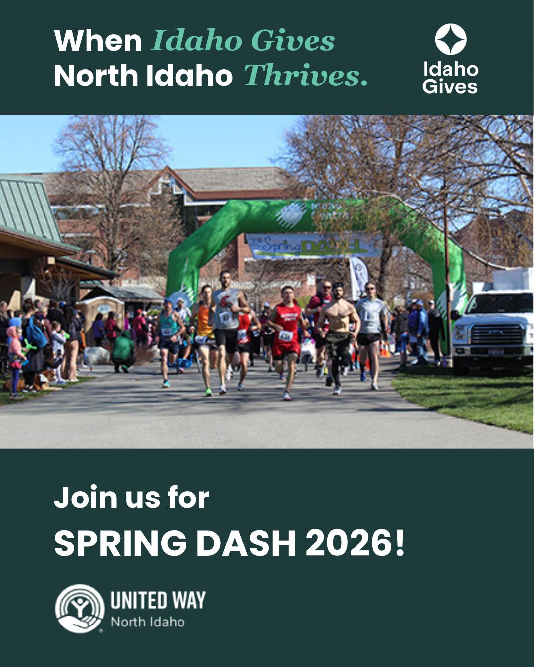 Idaho - HEY RACERS! It’s time to dash toward the Idaho Gives starting ...