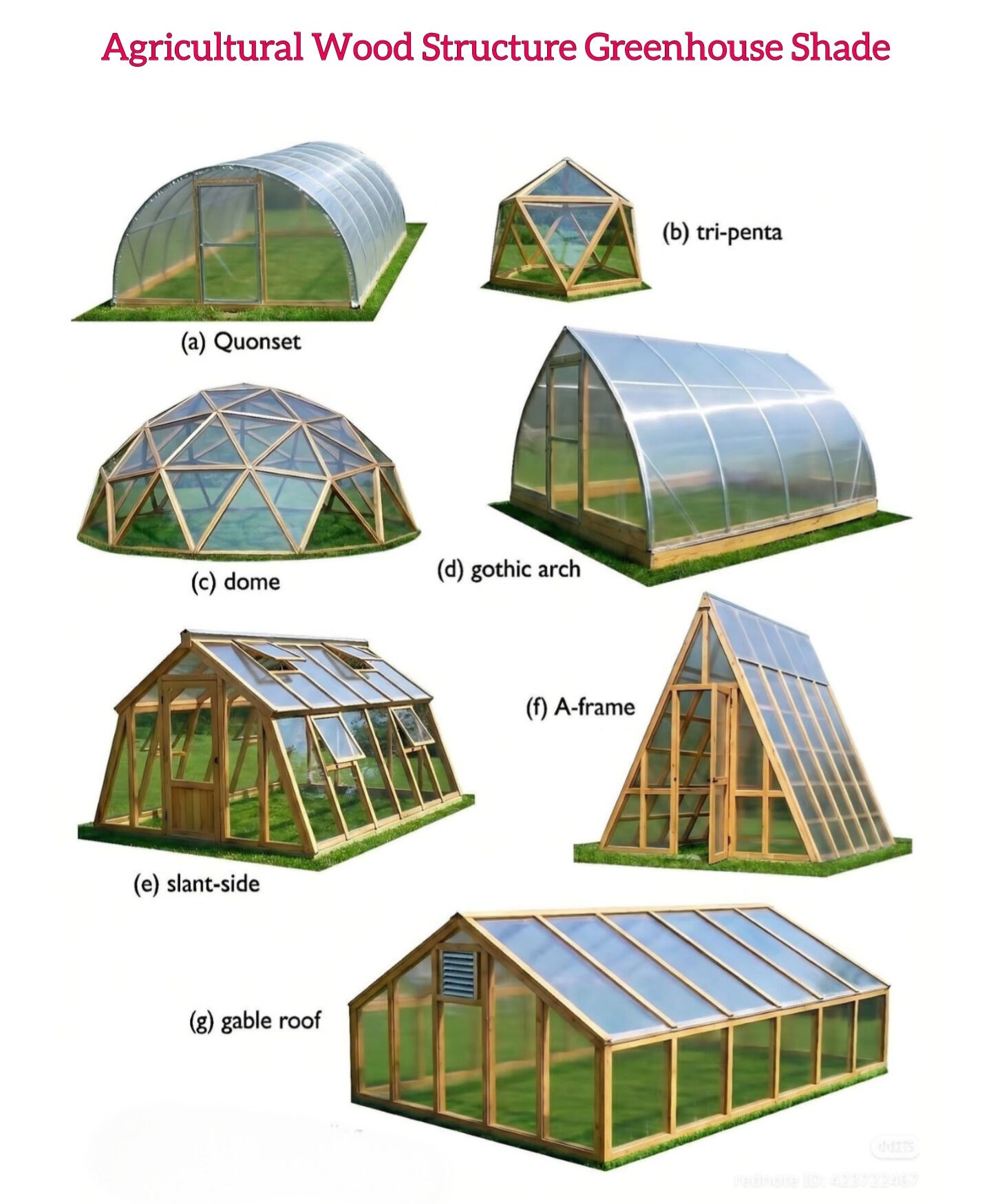 Civil - Agricultural Wood Structure Greenhouse Shade #Greenhouse # ...