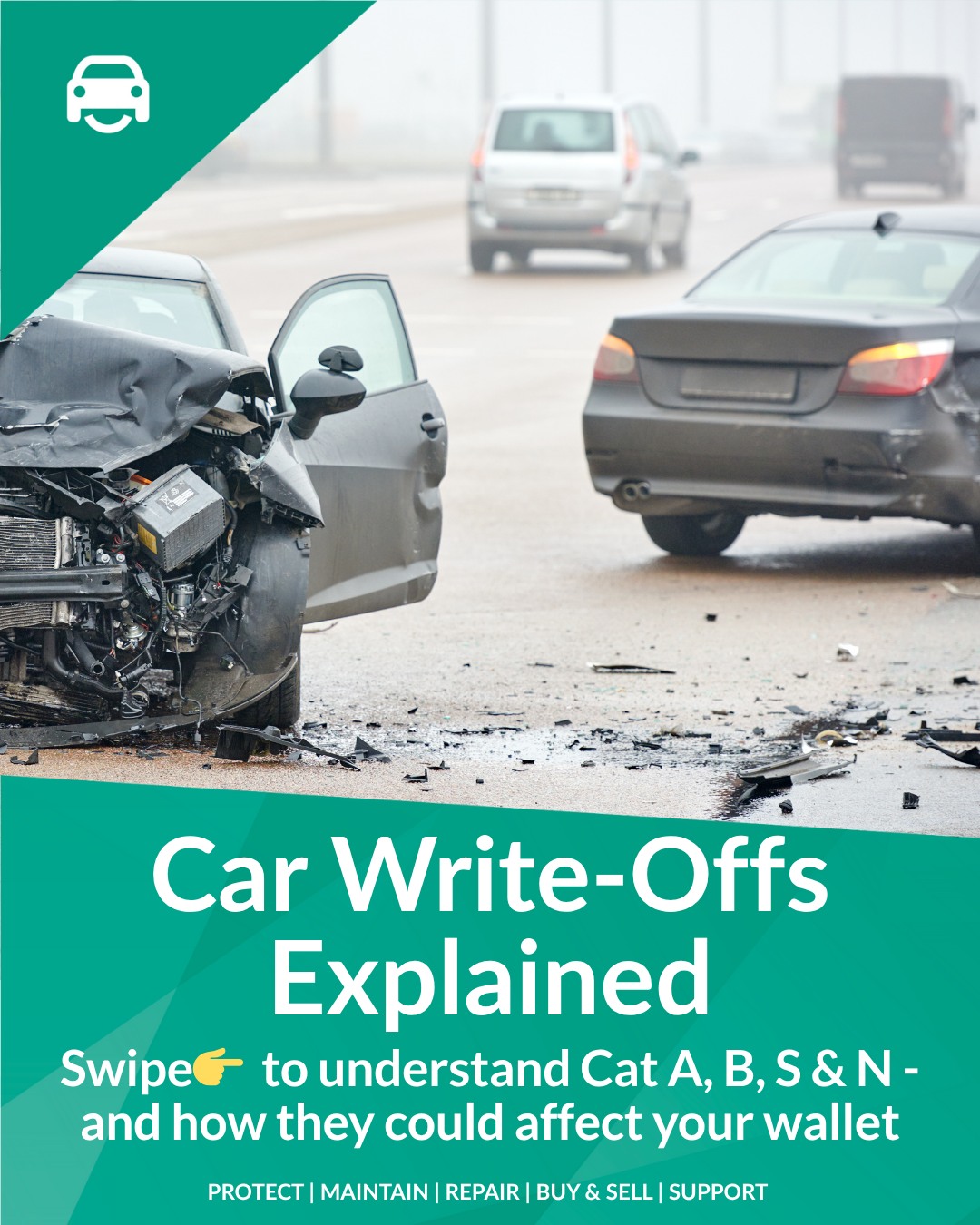 MotorEasy - 🚗💥 What is a car write-off, and what can you... | Facebook