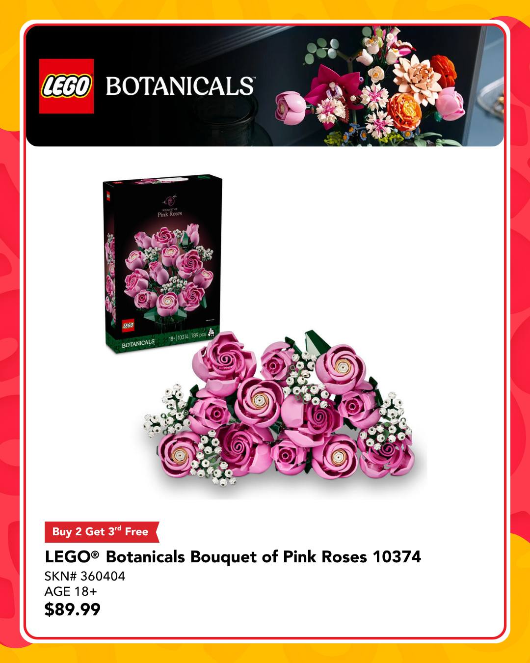 Weekend LEGO plans? 🧱 From 25–28 June, enjoy Buy 2 LEGO sets and