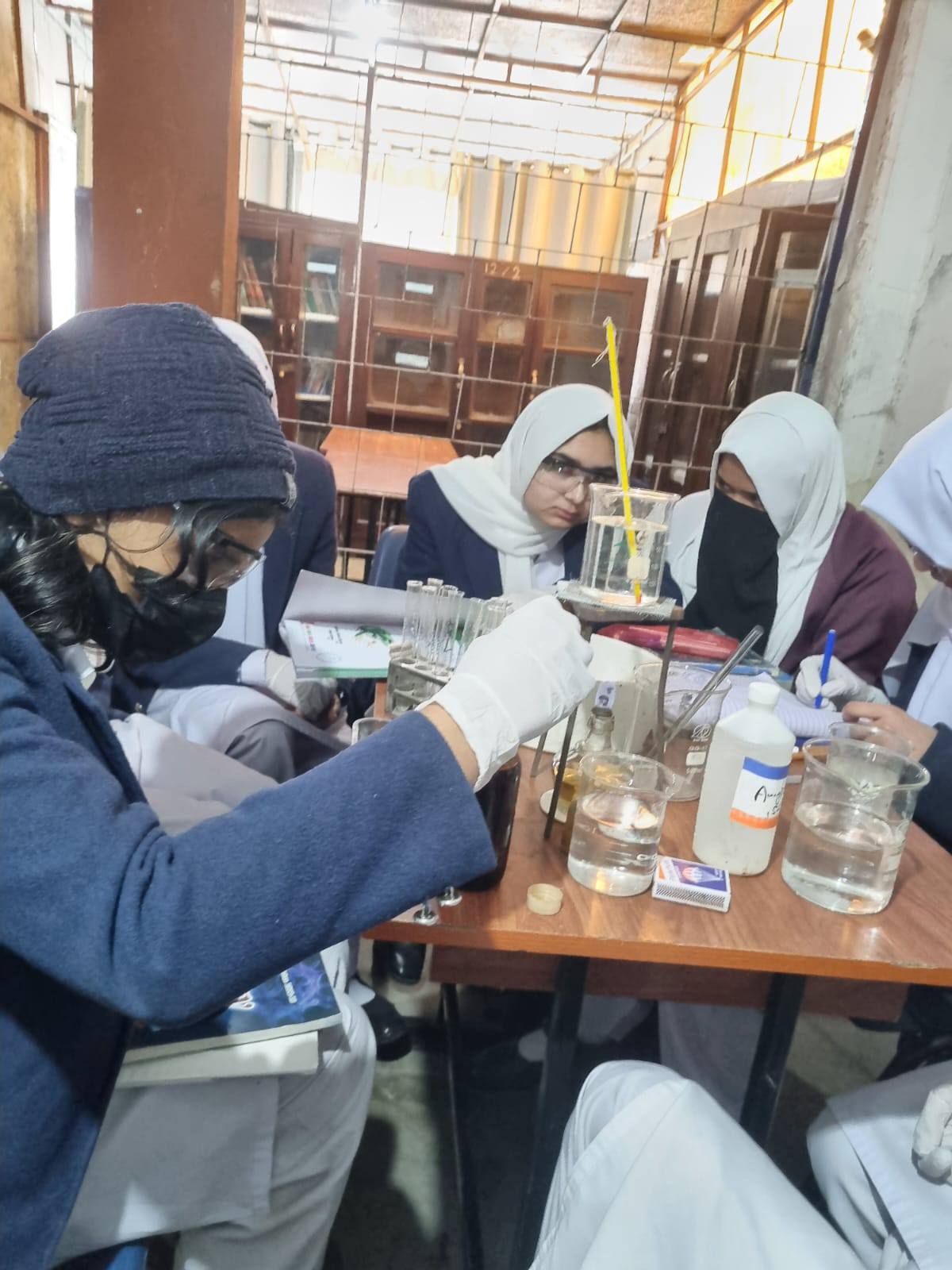 Performing practicals in the science lab is important as it helps ...