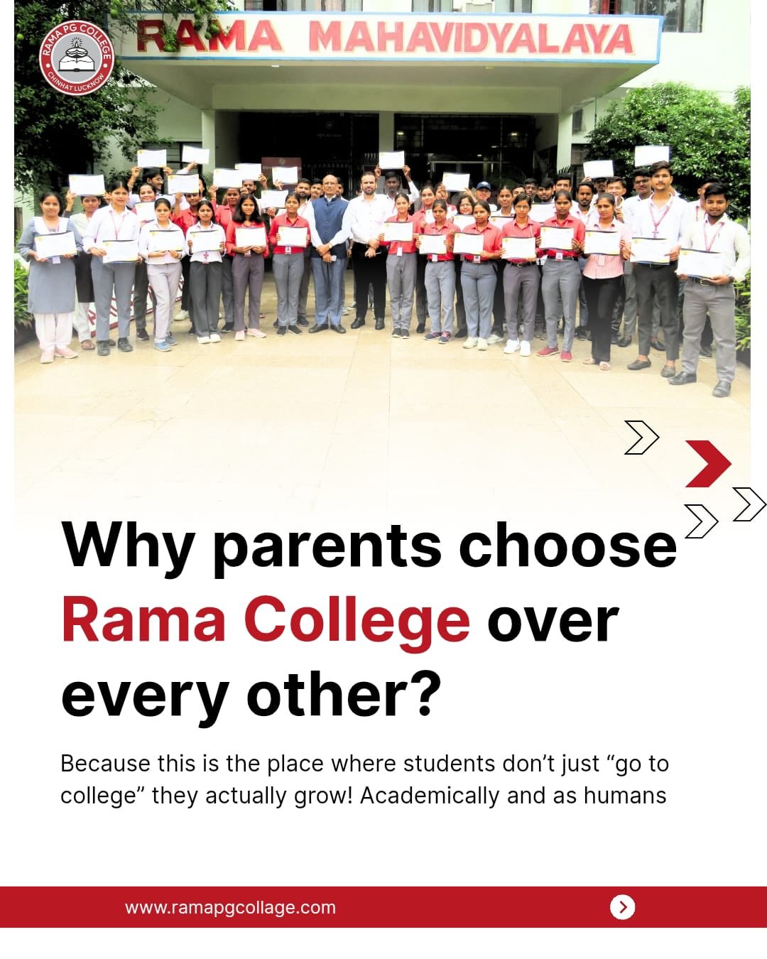 A campus where potential turns into... - Rama Degree College | Facebook