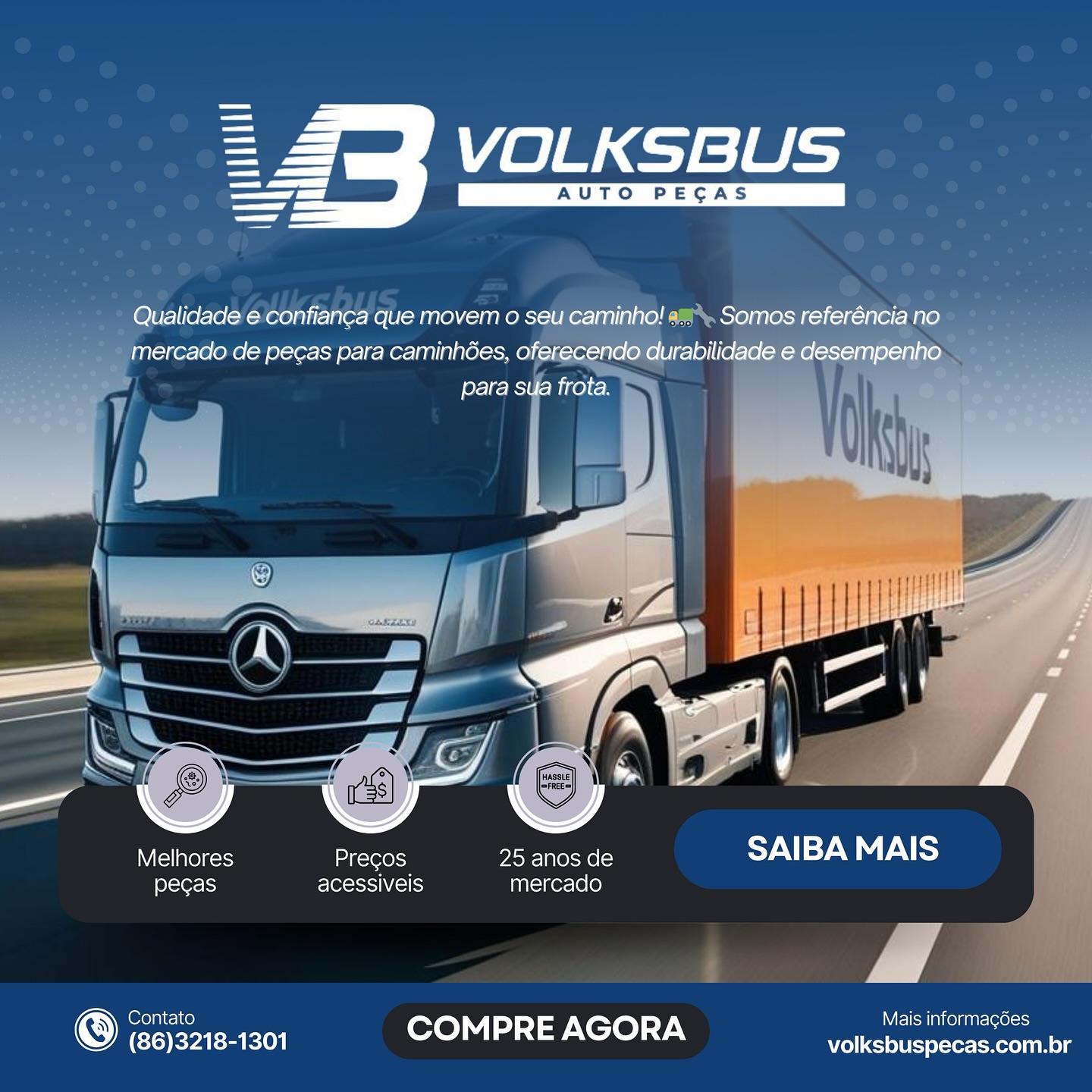 VOLKSBUS - 25 anos mantendo o seu caminhão em movimento! Peças de ...