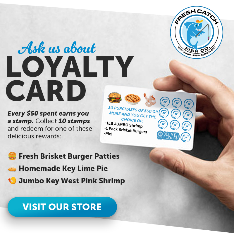 Fresh - 💳 Fresh Catch Loyalty Card 💳 Getting rewarded for eating fresh ...