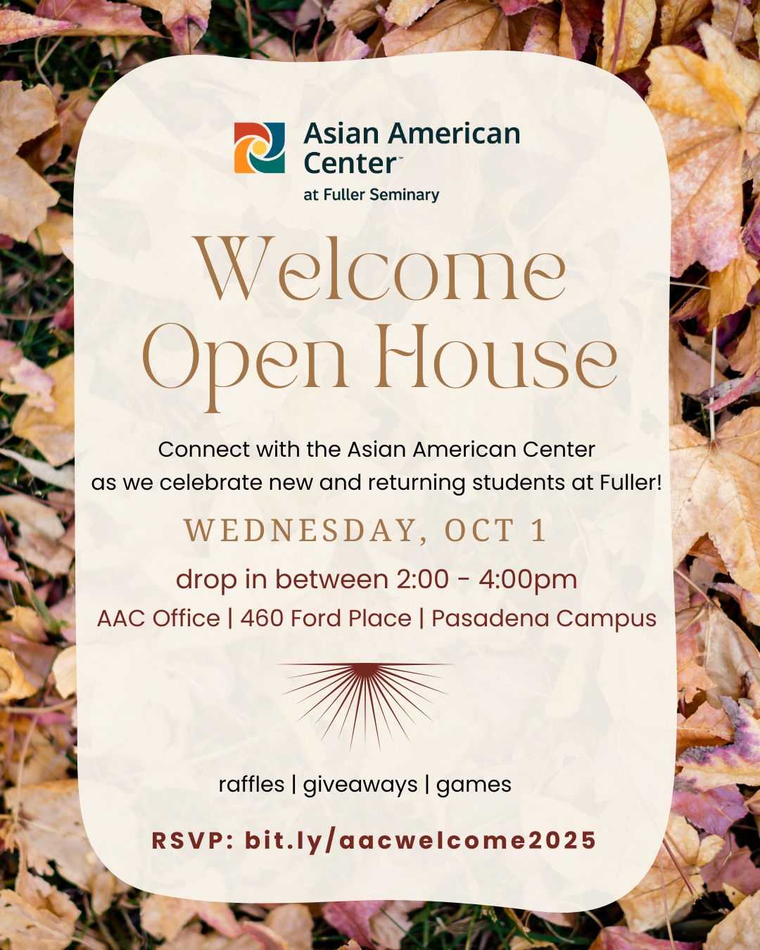 Asian - 🍂 Join us for the Asian American Center’s Welcome Open House! 🍂 ...