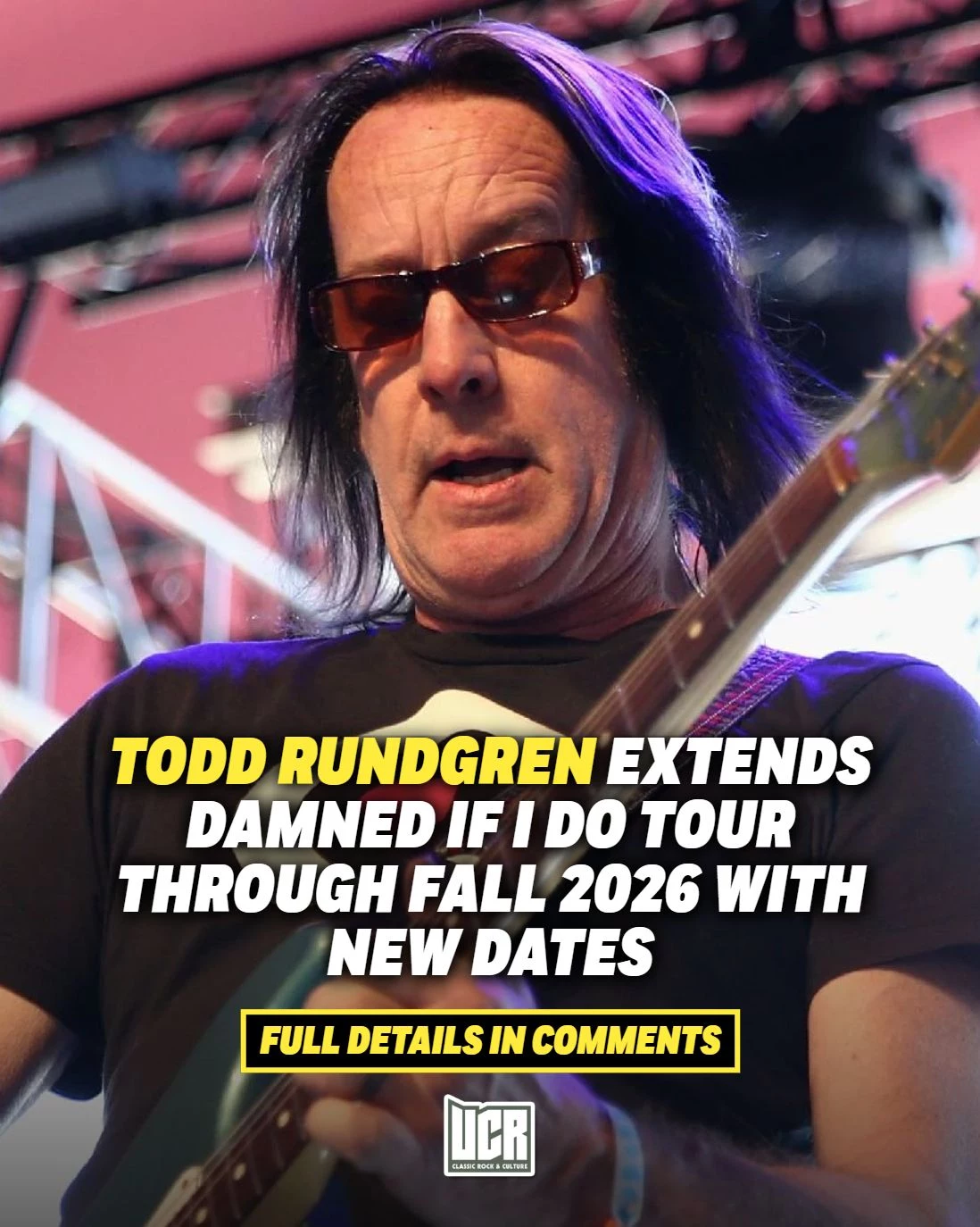 Todd Rundgren just added fall dates to his 2026 tour