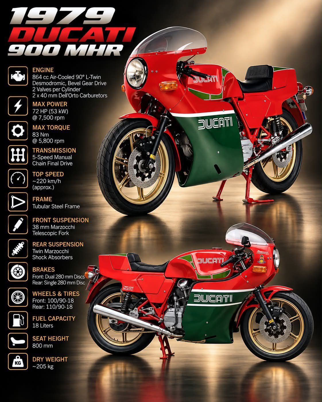 1979 Ducati 900 MHR – a legendary Italian sportbike created to