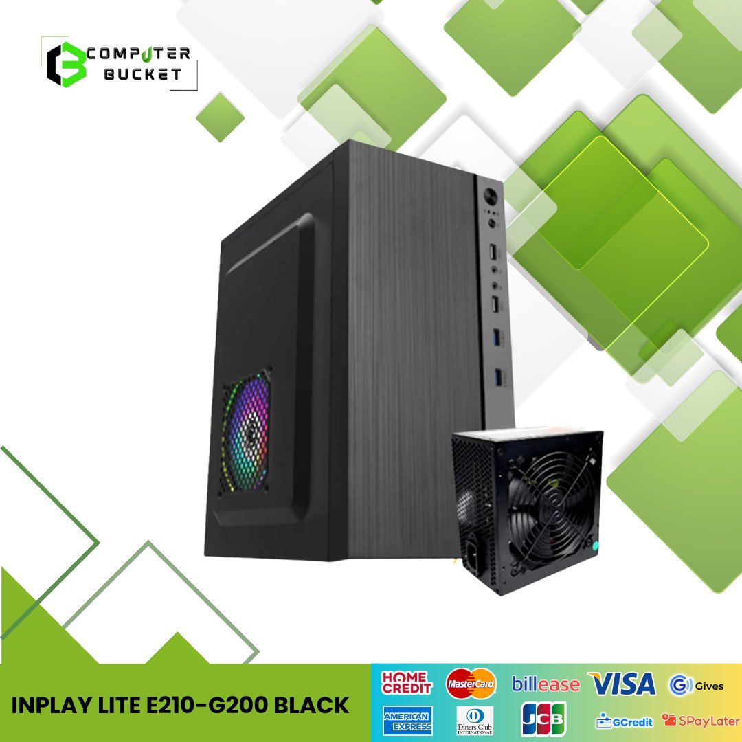 Computer - Upgrade your build with the INPLAY LITE E210-G200 BLACK 🔥💻 ...