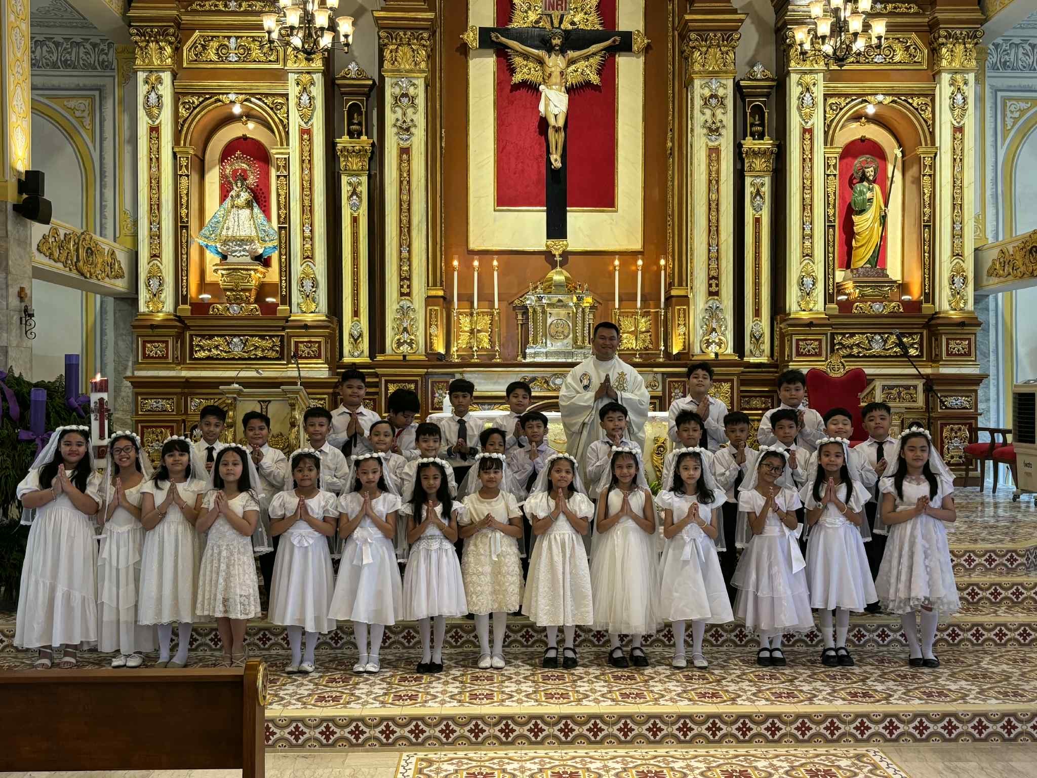 First Holy Communion Today, we joyfully celebrate our children as they ...