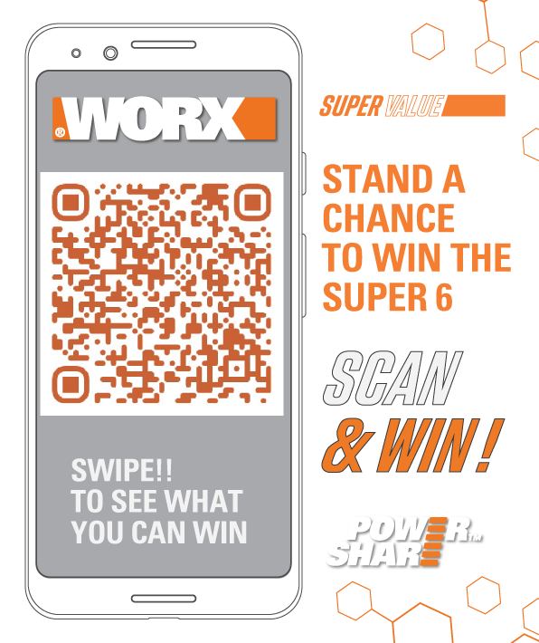 WORX - Your garden. Your tools. Your win! 🌿⚡ Scan the QR code to enter ...