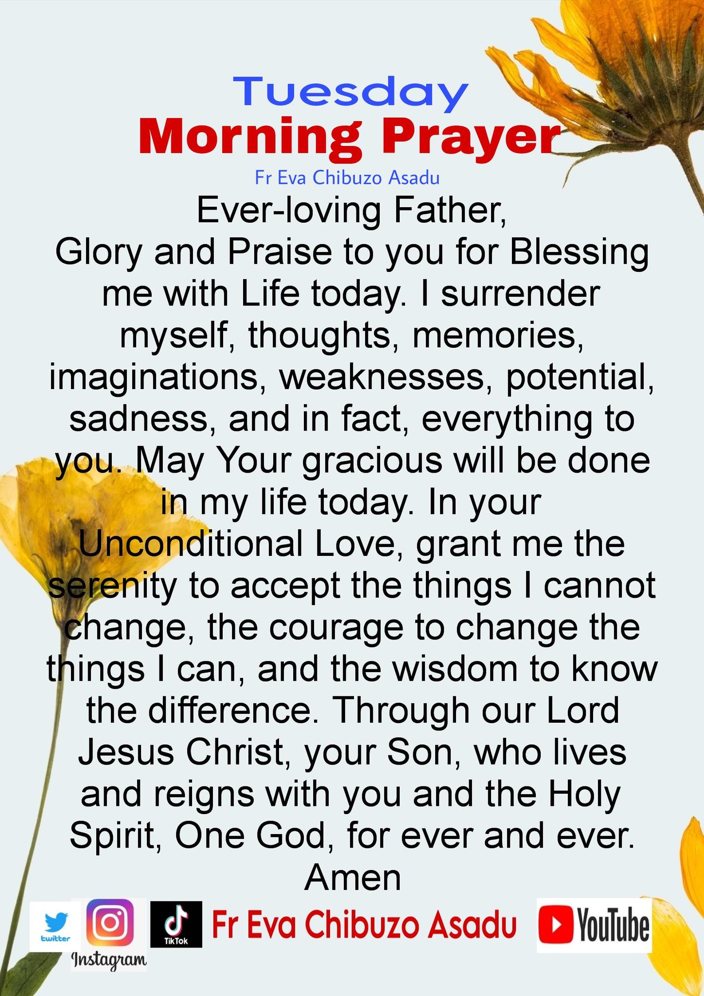 Lord, in Your will is my Hope and Peace - Fr Eva Chibuzo Asadu | Facebook