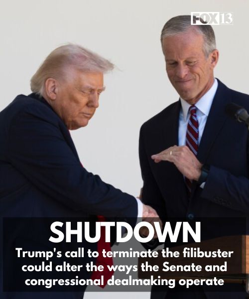 FOX - President Donald Trump is calling on the Senate to scrap the ...