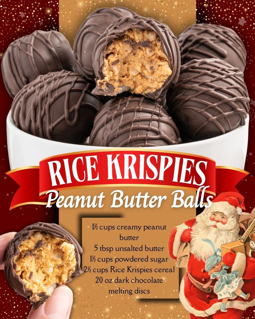 Princess - RICE KRISPIES PEANUT BUTTER BALLS! Recipe: https ...