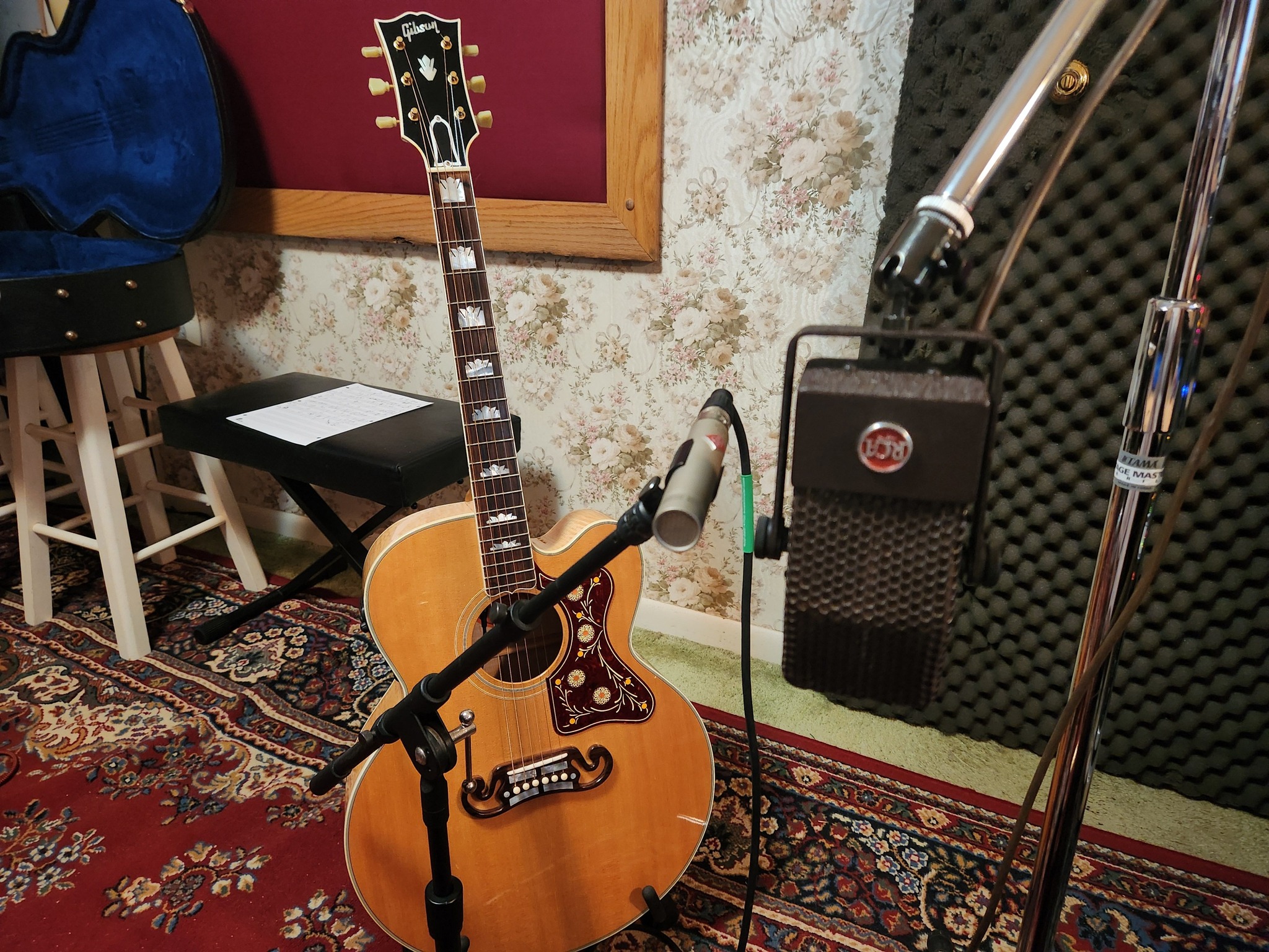 My 1991 SJ200 with new L R Baggs soundhole pickup