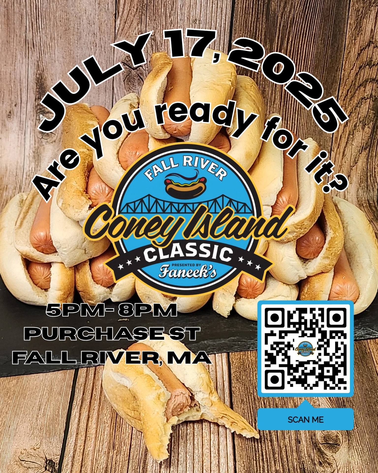 Faneek's - Mark your calendars, Fall River! 🌭 The inaugural Fall River ...