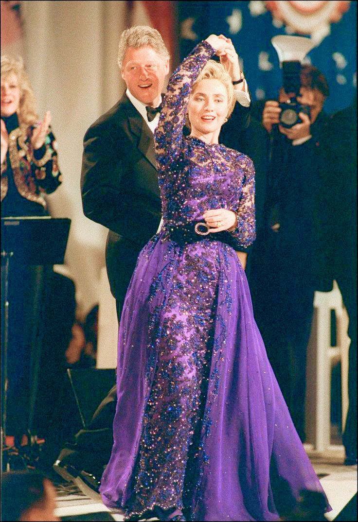 When Hillary Clinton and Bill Clinton danced together at the inaugural ball following his first inauguration in January 1993, the image that captivated the entire world was not just a president and